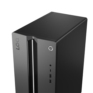Lenovo  LOQ Tower 17IRR9, i5, 16 GB, 512 GB, RTX 5060, hall / must - Lauaarvuti