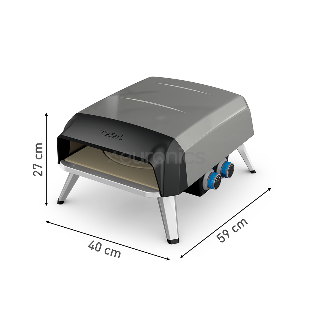 Tefal Pizza Pronto, grey - Gas outdoor pizza oven
