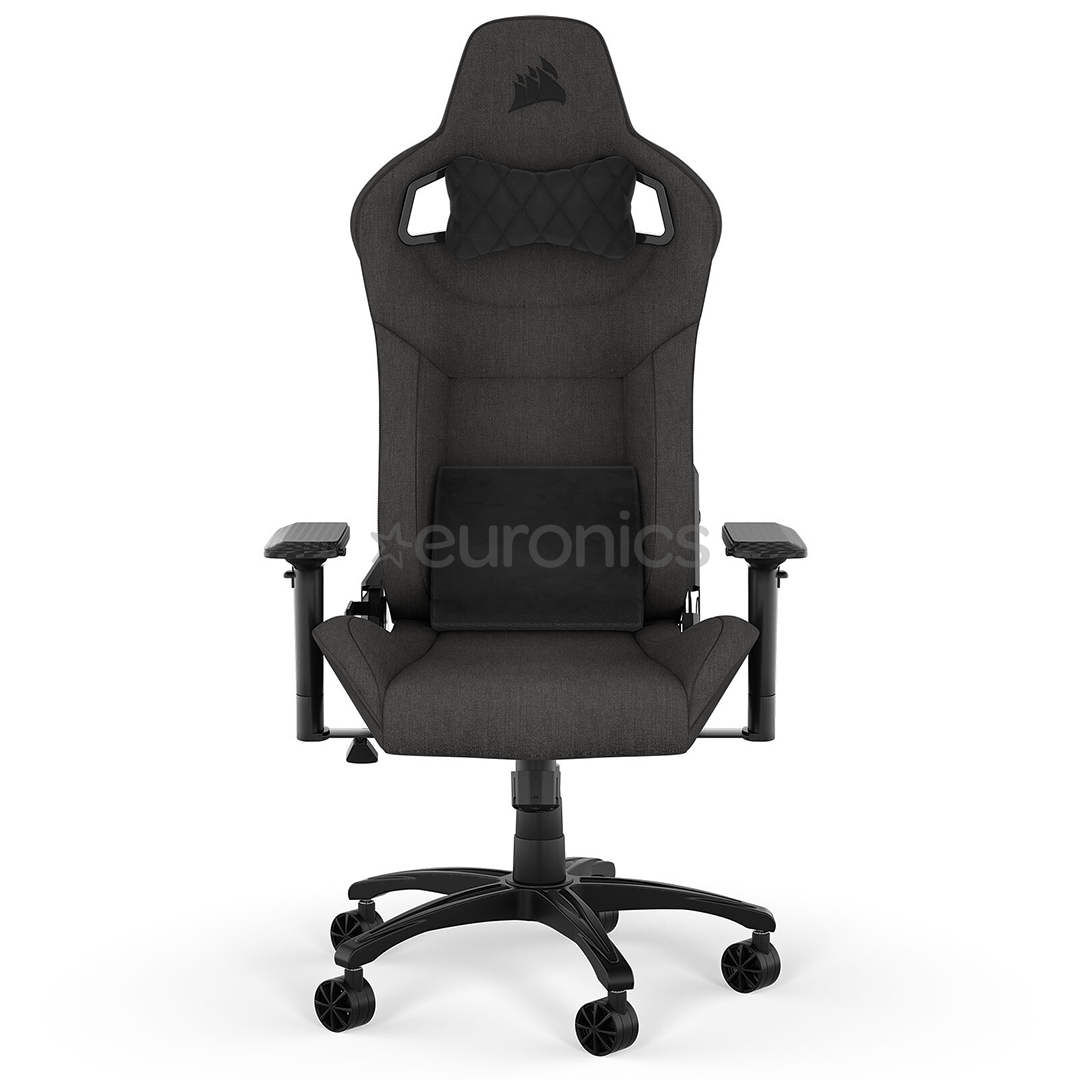 Corsair T3 RUSH Fabric, must - Mänguritool
