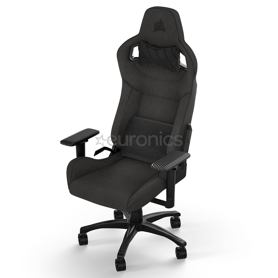 Corsair T3 RUSH Fabric, must - Mänguritool