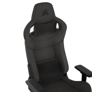 Corsair T3 RUSH Fabric, must - Mänguritool