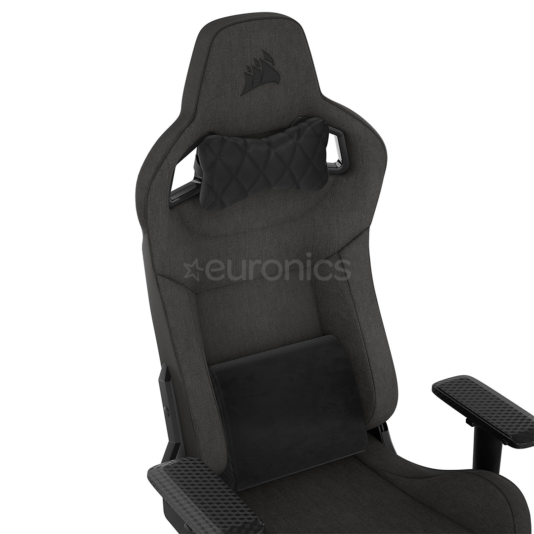 Corsair T3 RUSH Fabric, must - Mänguritool