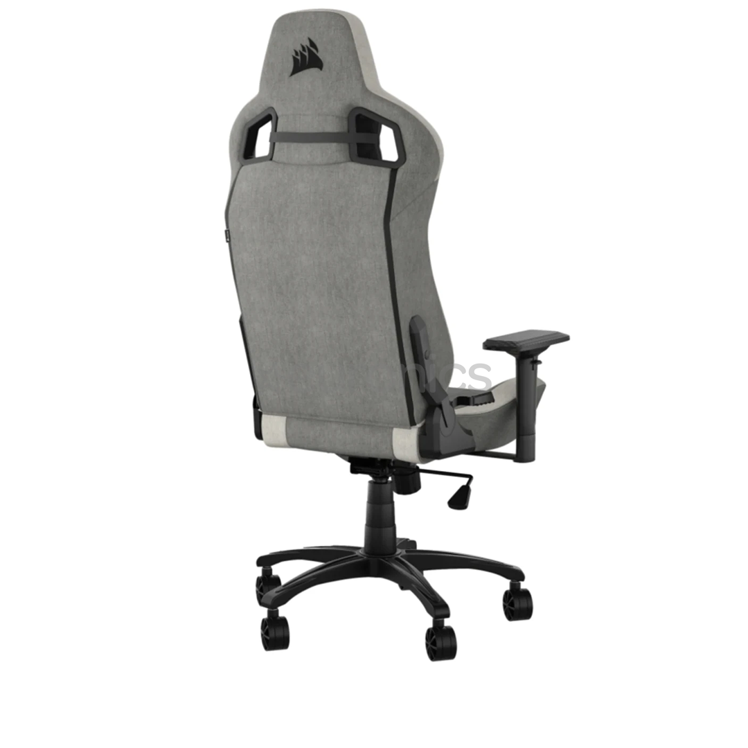 Corsair T3 RUSH Fabric, hall/valge - Mänguritool