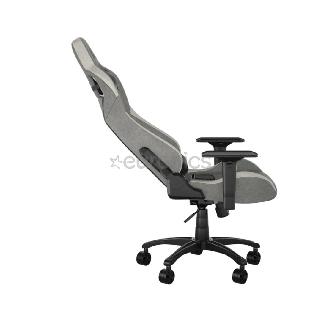Corsair T3 RUSH Fabric, hall/valge - Mänguritool