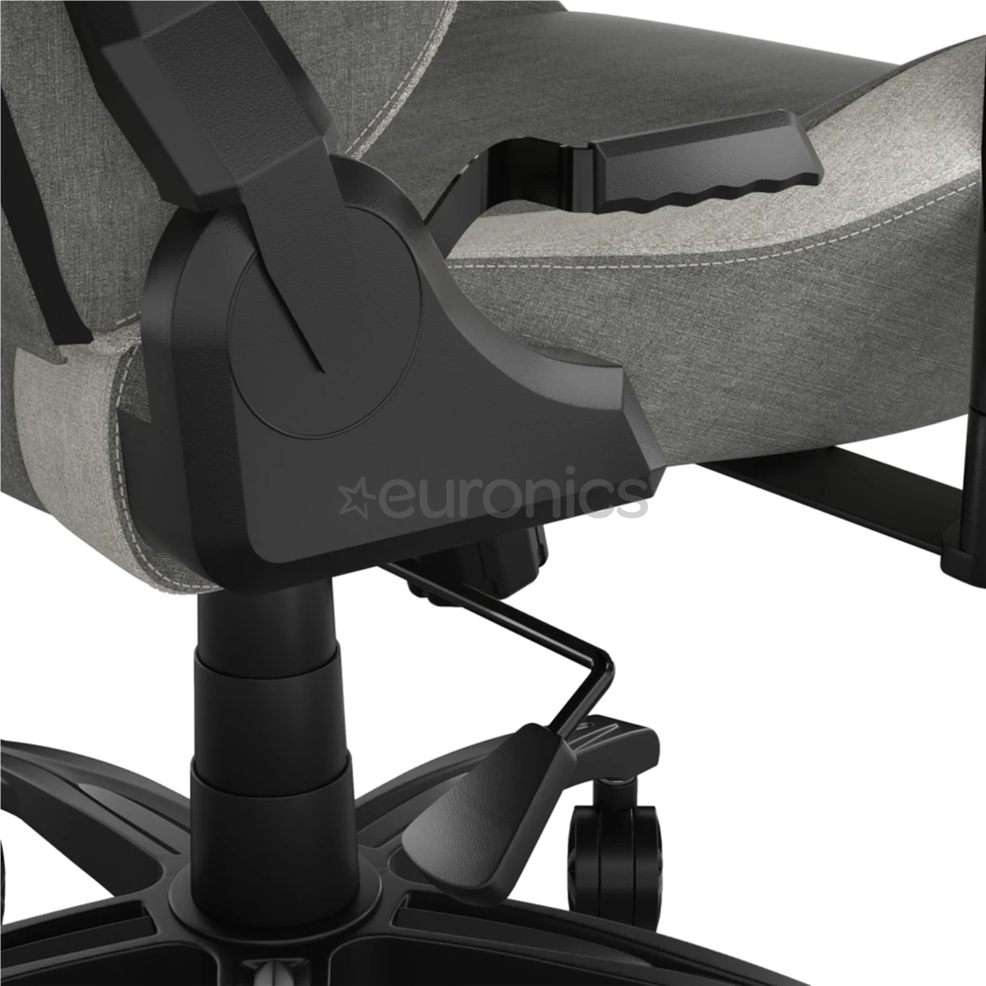 Corsair T3 RUSH Fabric, hall/valge - Mänguritool