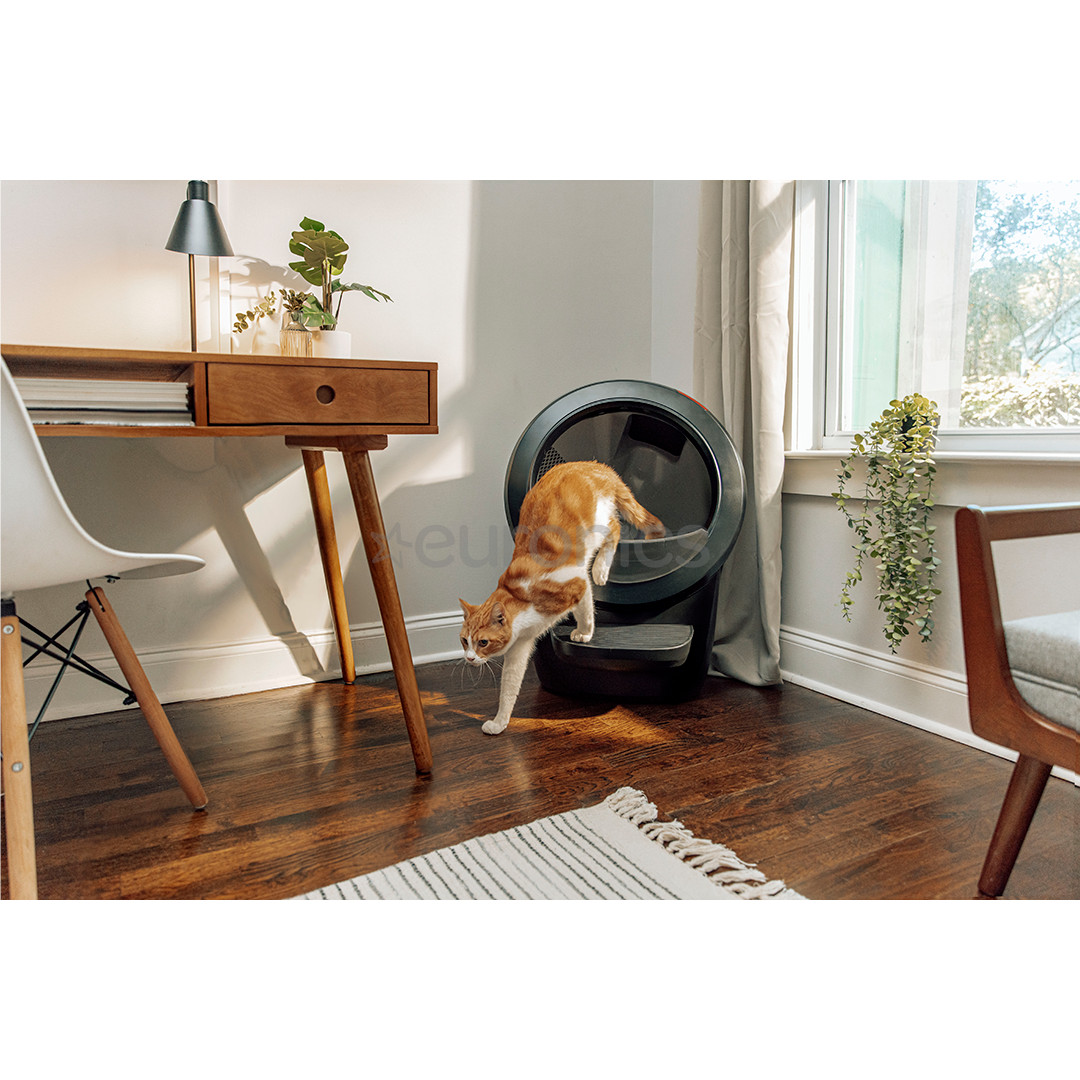 Whisker Litter-Robot 4, черный - Самоочищающийся кошачий туалет
