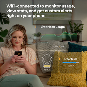 Whisker Litter-Robot 4, черный - Самоочищающийся кошачий туалет