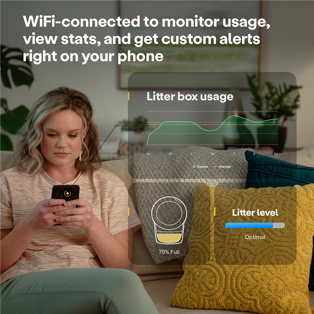 Litter-Robot 4 by Whisker, white - Automatic self-cleaning litter box