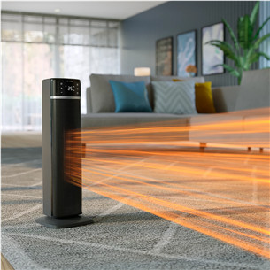 Philips 5000 series, 2000 W, dark grey/black - Tower Ceramic heater