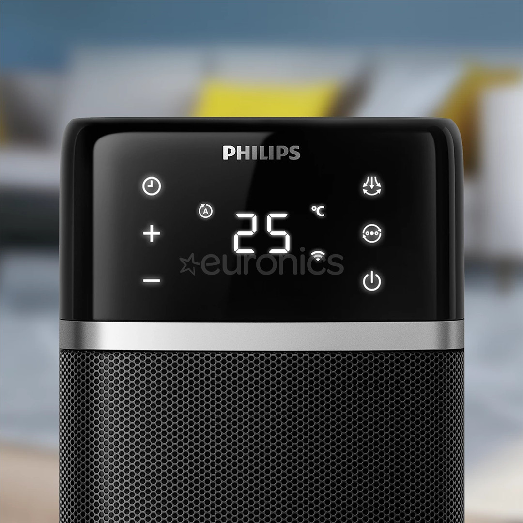 Philips 5000 series, 2000 W, dark grey/black - Tower Ceramic heater