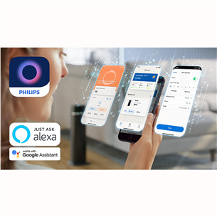 Philips 5000 series, 2000 W, dark grey/black - Tower Ceramic heater