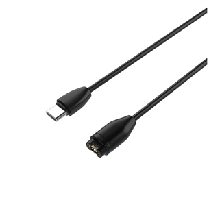 Fixed USB-C Charger, Garmin, must - Laadija