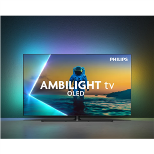 Philips OLED860, 65'', 4K UHD, OLED, tumehall - Teler