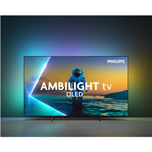 Philips OLED820, 77'', 4K UHD, OLED, темно-серый - Телевизор