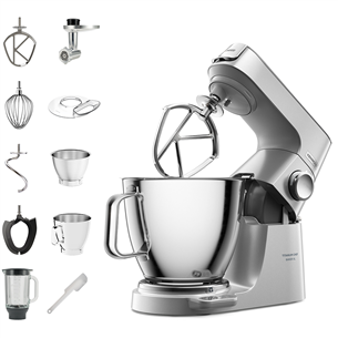 Kenwood Titanium Chef Baker XL, 7 L / 5 L, 1200 W, hõbedane - Köögikombain KVL85.224SI