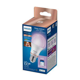 Philips Wiz Full Color Smart LED Bulb, E27, белый - Светодиодная лампа