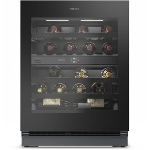 Miele, 32 bottles, height 82 cm, black - Built-in Wine Cooler