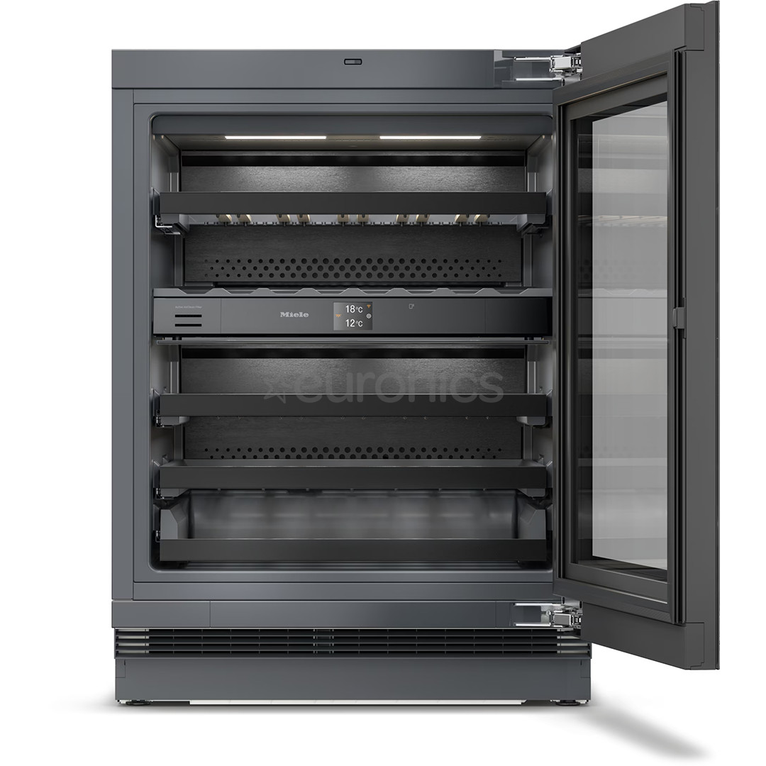 Miele, 32 bottles, height 82 cm, black - Built-in Wine Cooler