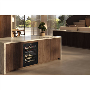 Miele, 32 bottles, height 82 cm, black - Built-in Wine Cooler
