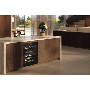 Miele, 32 pudelit, kõrgus 82 cm, must - Integreeritav veinikülmik