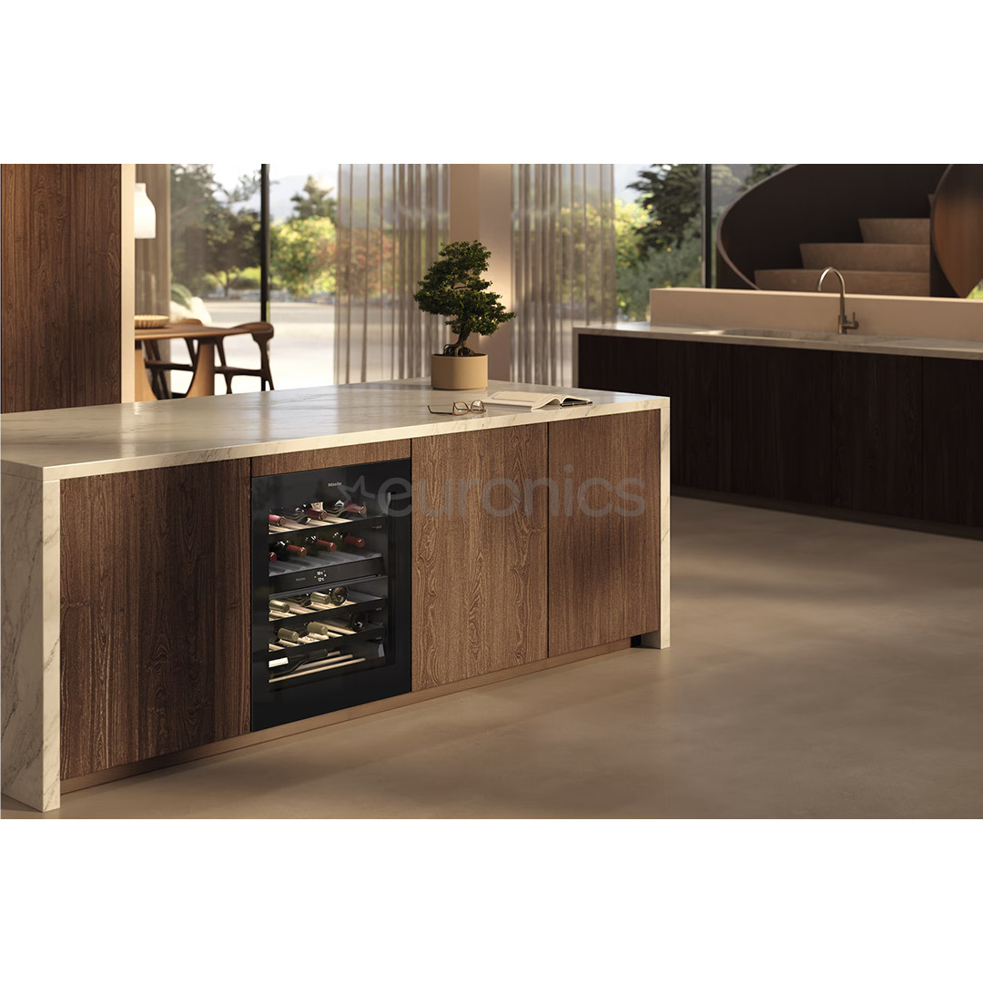 Miele, 32 bottles, height 82 cm, black - Built-in Wine Cooler
