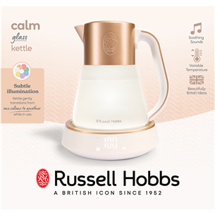 Russell Hobbs Calm Kettle, 1.7 L - Glass kettle