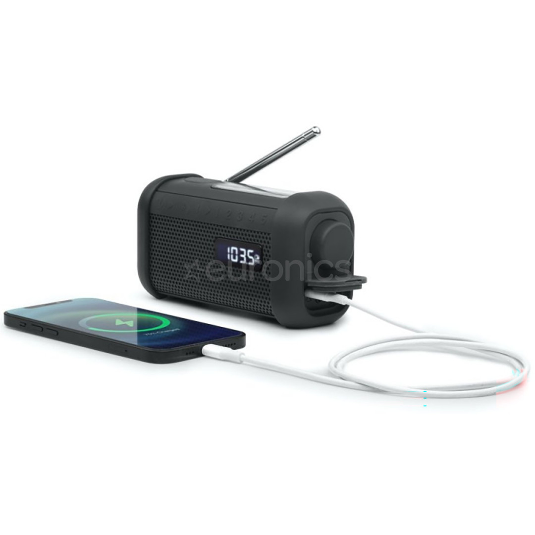 Muse MH-08 MB, Bluetooth, must - Kaasaskantav raadio