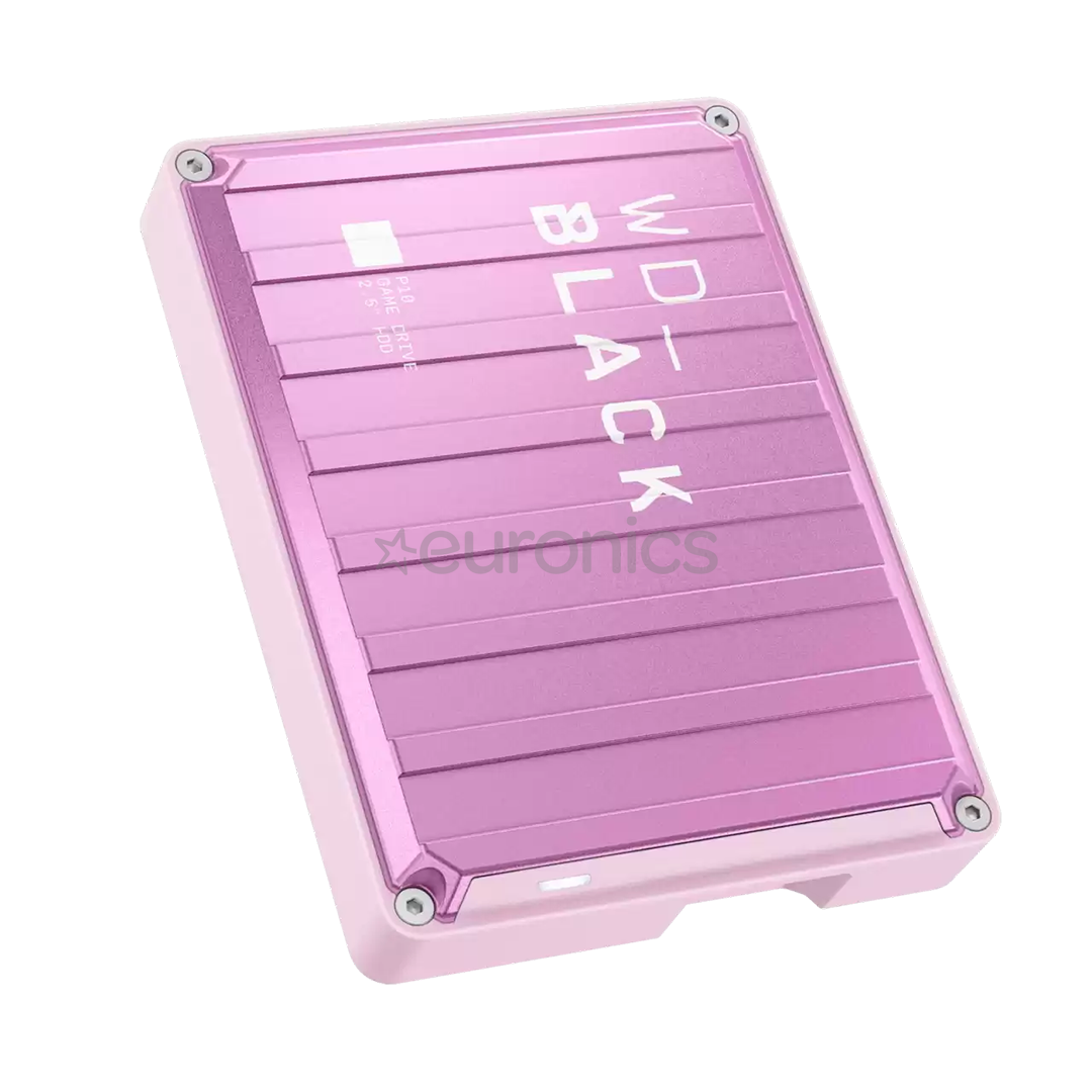 Western Digital WD_BLACK P10 Game Drive, 4 TB, roosa - Väline kõvaketas