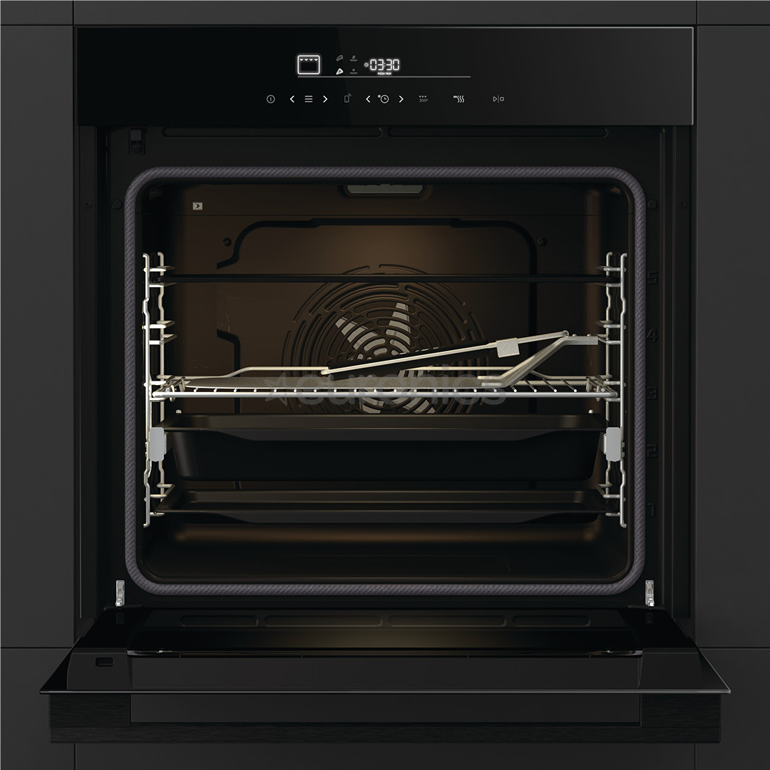 Hisense, 77 L, pürolüütiline puhastus, must - Integreeritav ahi