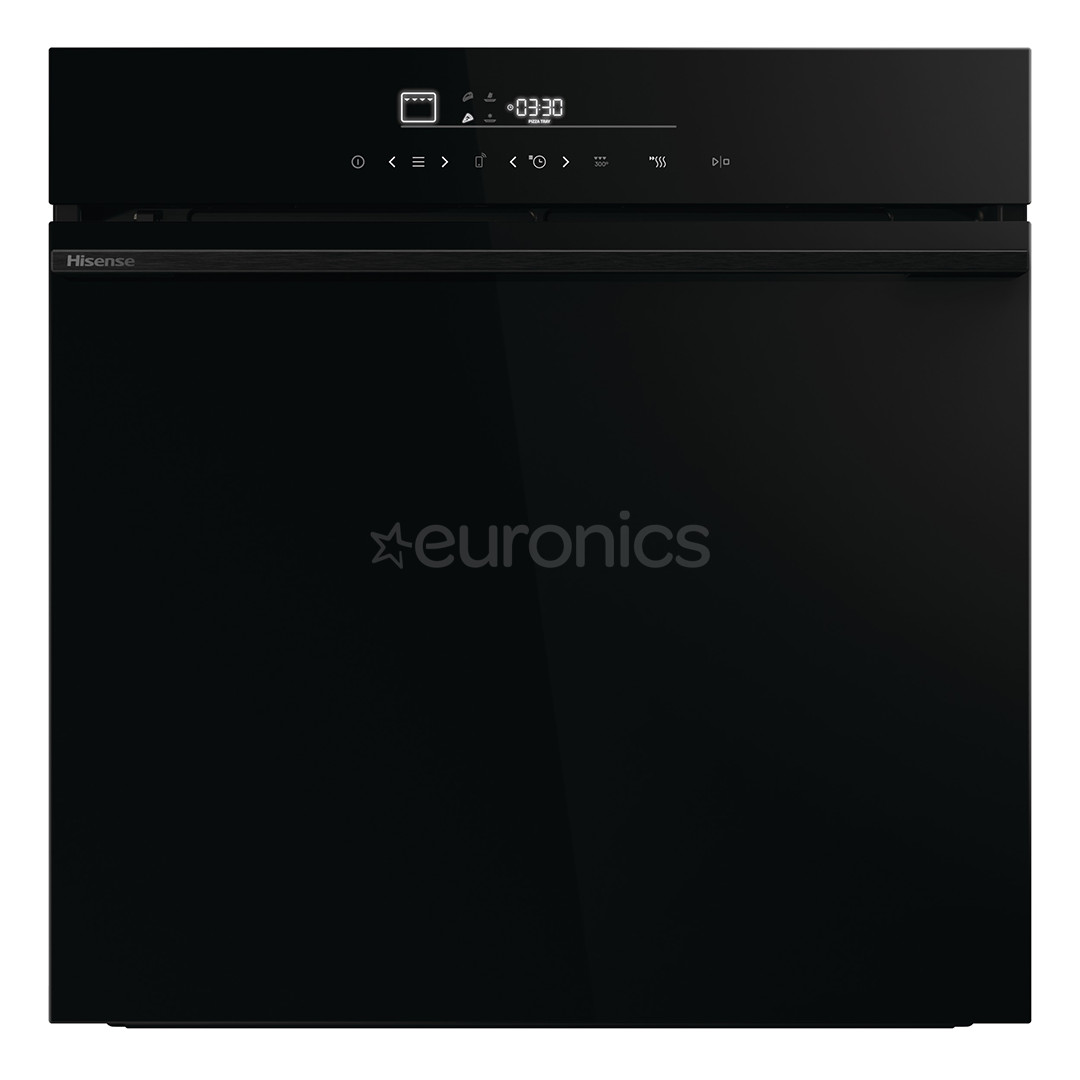Hisense, 77 L, pürolüütiline puhastus, must - Integreeritav ahi