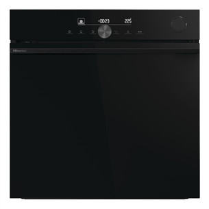 Hisense, 77 L, pürolüütiline puhastus, must - Integreeritav ahi BSA6633PBG8