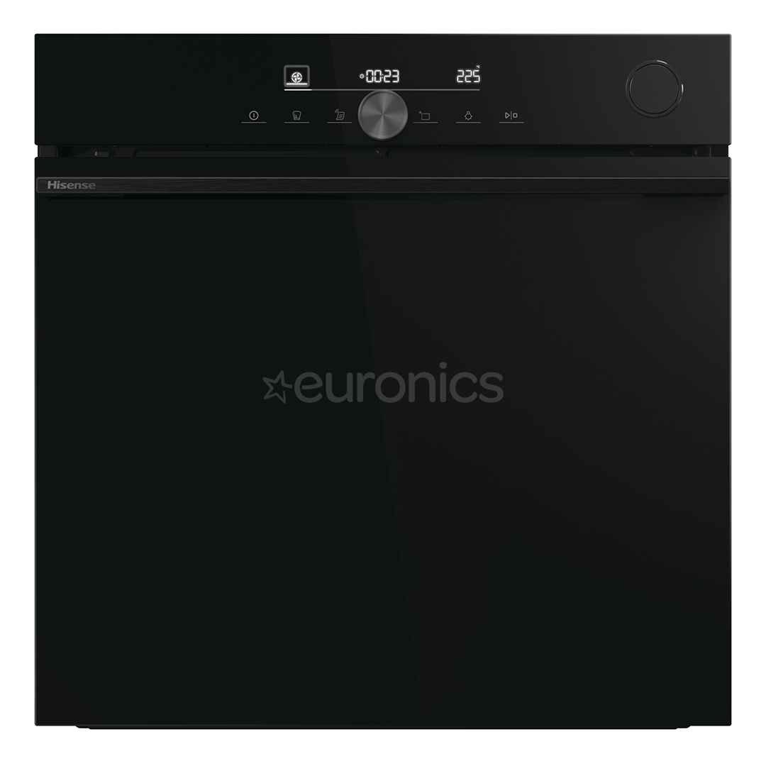 Hisense, 77 L, pürolüütiline puhastus, must - Integreeritav ahi
