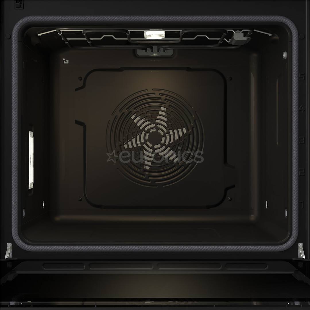 Hisense, 77 L, pyrolytic cleaning, black - Built-in oven