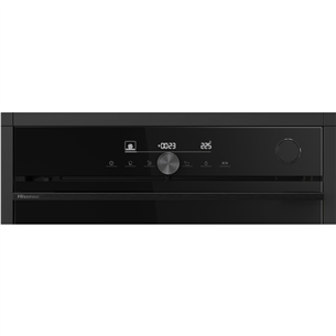Hisense, 77 L, pürolüütiline puhastus, must - Integreeritav ahi