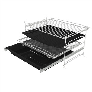 Hisense, 77 L, pürolüütiline puhastus, must - Integreeritav ahi