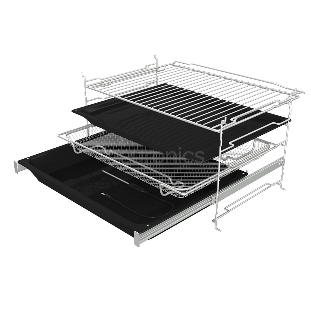 Hisense, 77 L, pürolüütiline puhastus, must - Integreeritav ahi