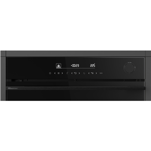 Hisense, 77 L, pürolüütiline puhastus, must - Integreeritav ahi