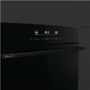 Hisense, 50 л, черный - Интегрируемый духовой шкаф с функией микроволн