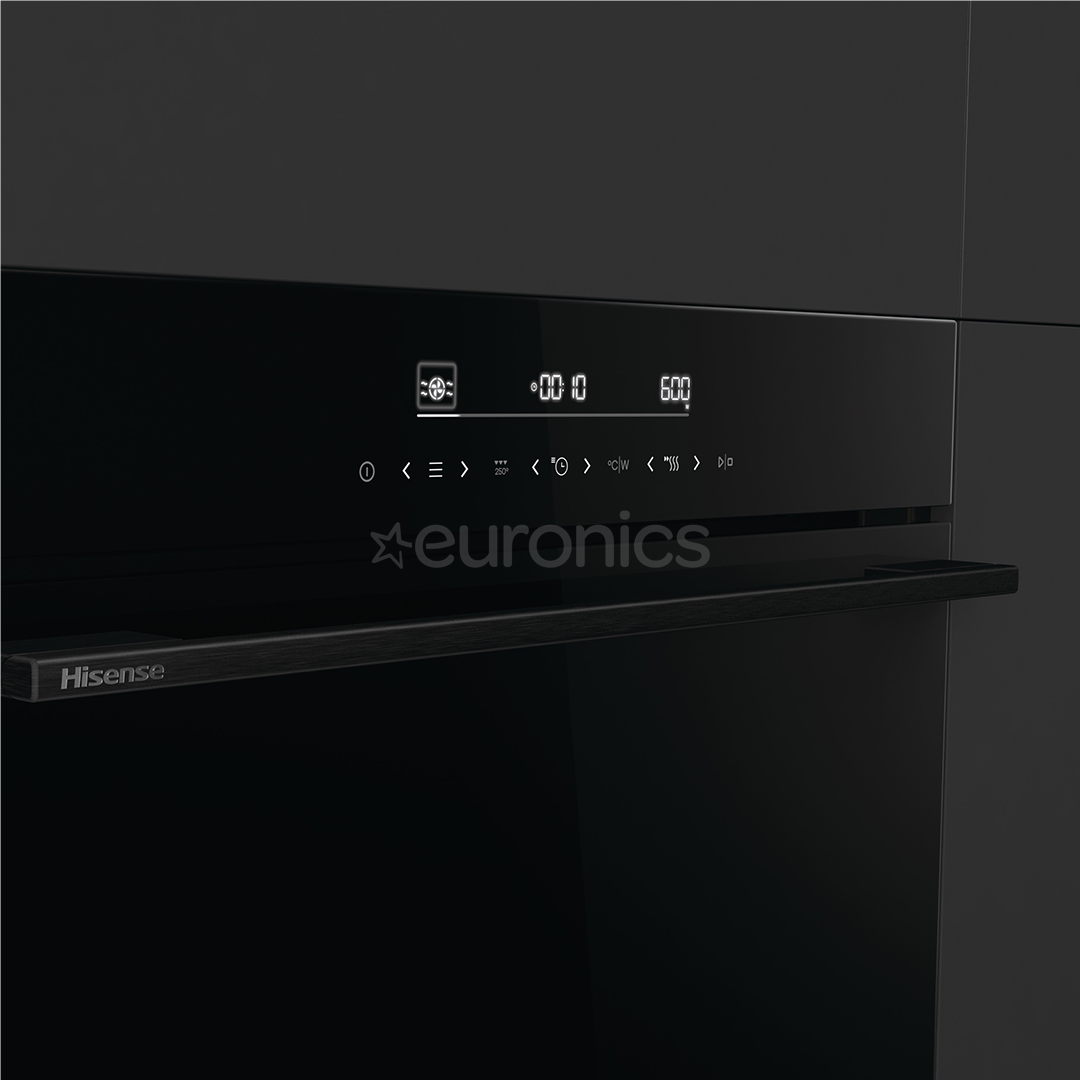Hisense, 50 л, черный - Интегрируемый духовой шкаф с функией микроволн