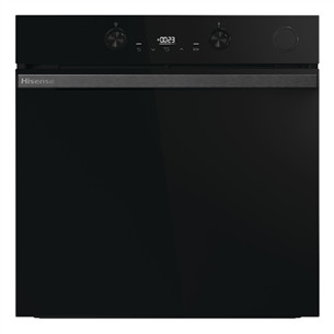 Hisense, 77 л, Steam Add Plus, черный - Интегрируемый духовой шкаф BSA66226ADBG
