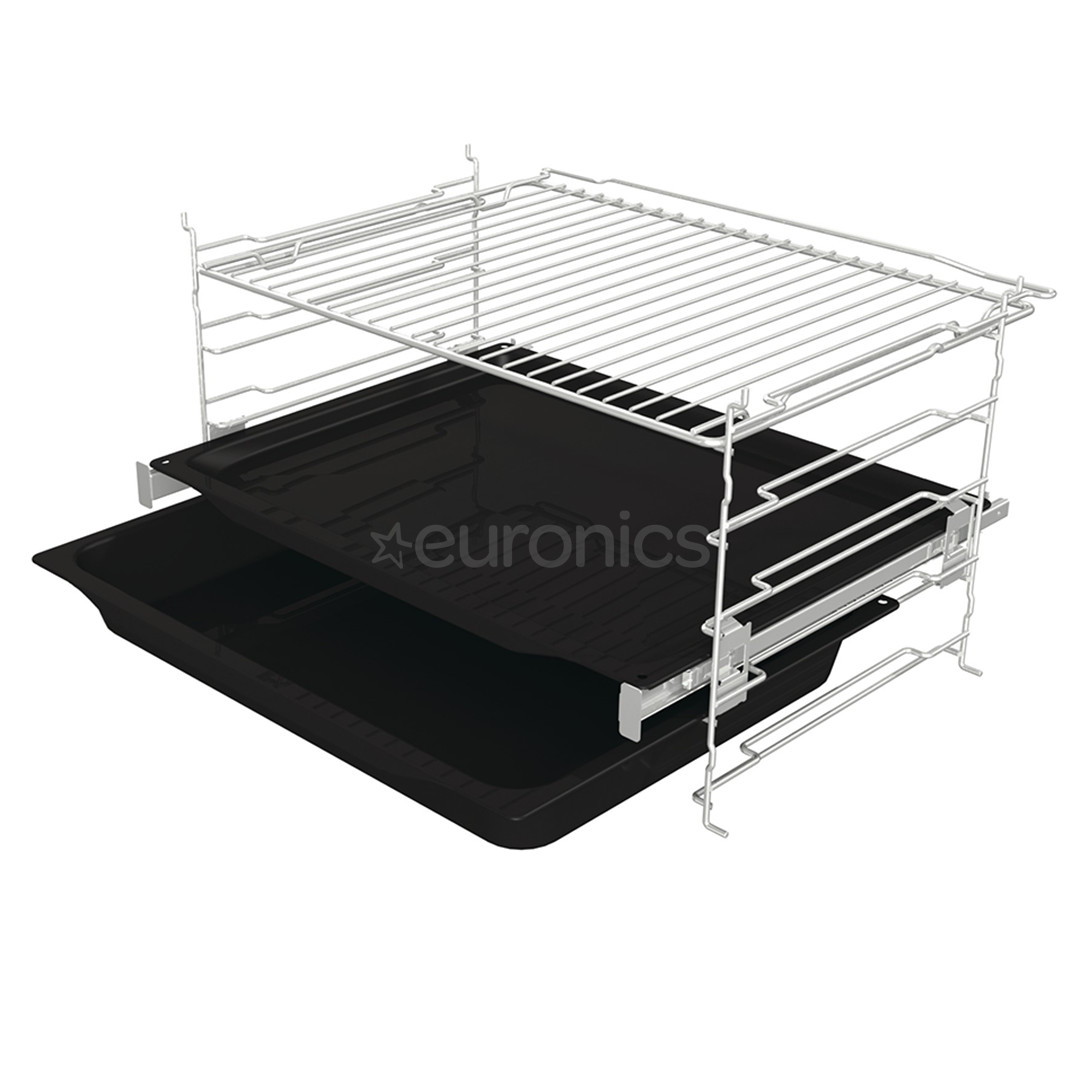 Hisense, 77 л, Steam Add Plus, черный - Интегрируемый духовой шкаф