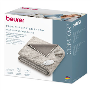 Beurer HD 75 Cosy Nordic, 180x130 cm, grey - Heated overblanket