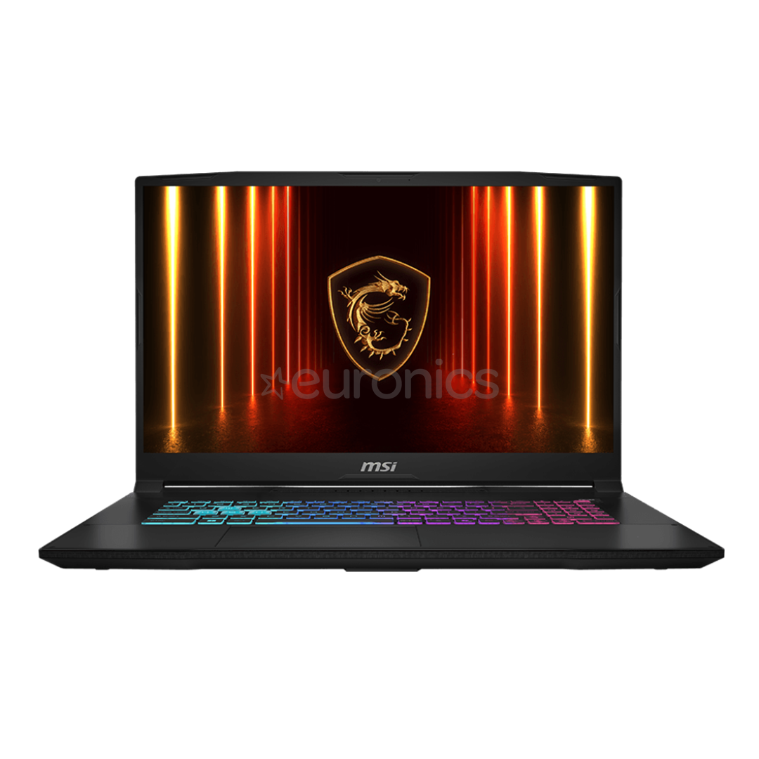 MSI Katana 17HX, 17,3'', 144 Hz, i7, 16 GB, 1 TB, RTX 5060, ENG, must - Sülearvuti