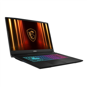 MSI Katana 17HX, 17,3'', 144 Hz, i7, 16 GB, 1 TB, RTX 5060, ENG, must - Sülearvuti