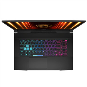 MSI Katana 17HX, 17,3'', 144 Hz, i7, 16 GB, 1 TB, RTX 5060, ENG, must - Sülearvuti