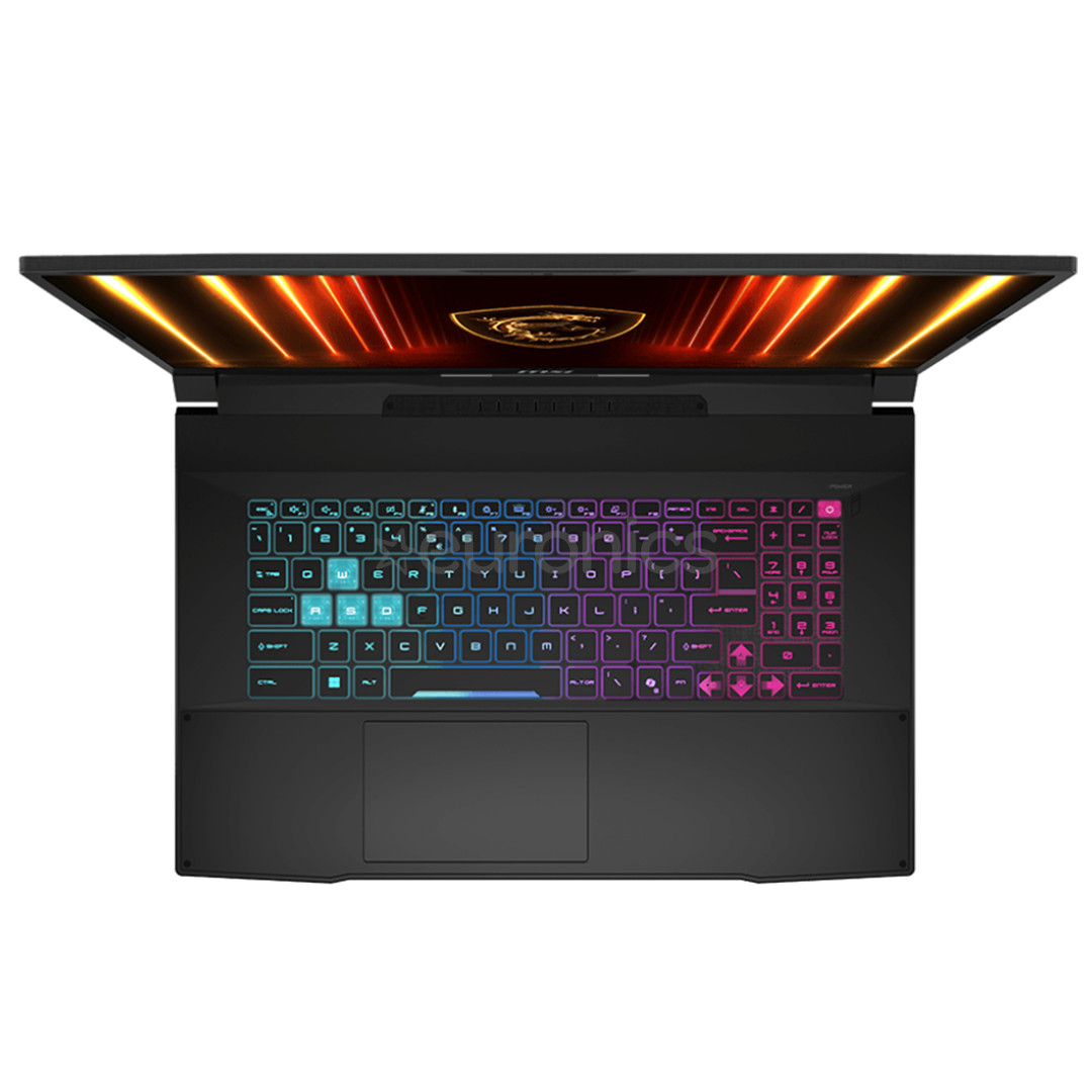 MSI Katana 17HX, 17,3'', 144 Hz, i7, 16 GB, 1 TB, RTX 5060, ENG, must - Sülearvuti