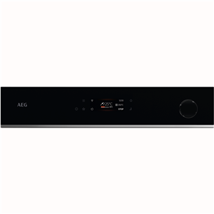 AEG 7000 Series MealAssist with SteamCrisp, 72 л, пиролитическая очистка, черный - Интегрируемый духовой шкаф