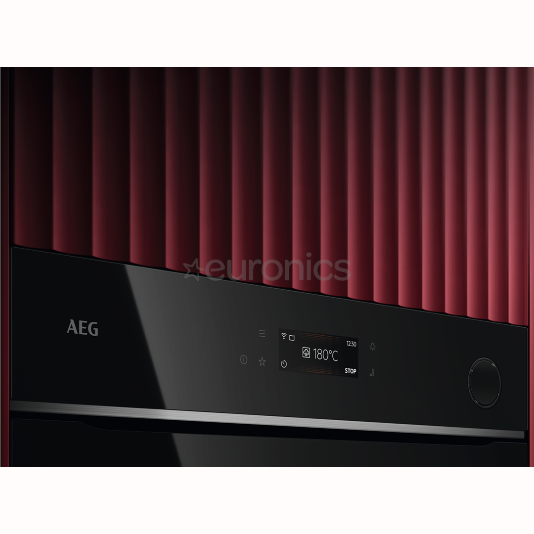 AEG 7000 Series MealAssist with SteamCrisp, 72 л, пиролитическая очистка, черный - Интегрируемый духовой шкаф