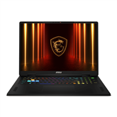 MSI Vector 18 HX, 18'', QHD+, 240 Hz, Ultra 9, 32 GB, 2 TB, RTX 5070 Ti, ENG, cosmos gray - Notebook