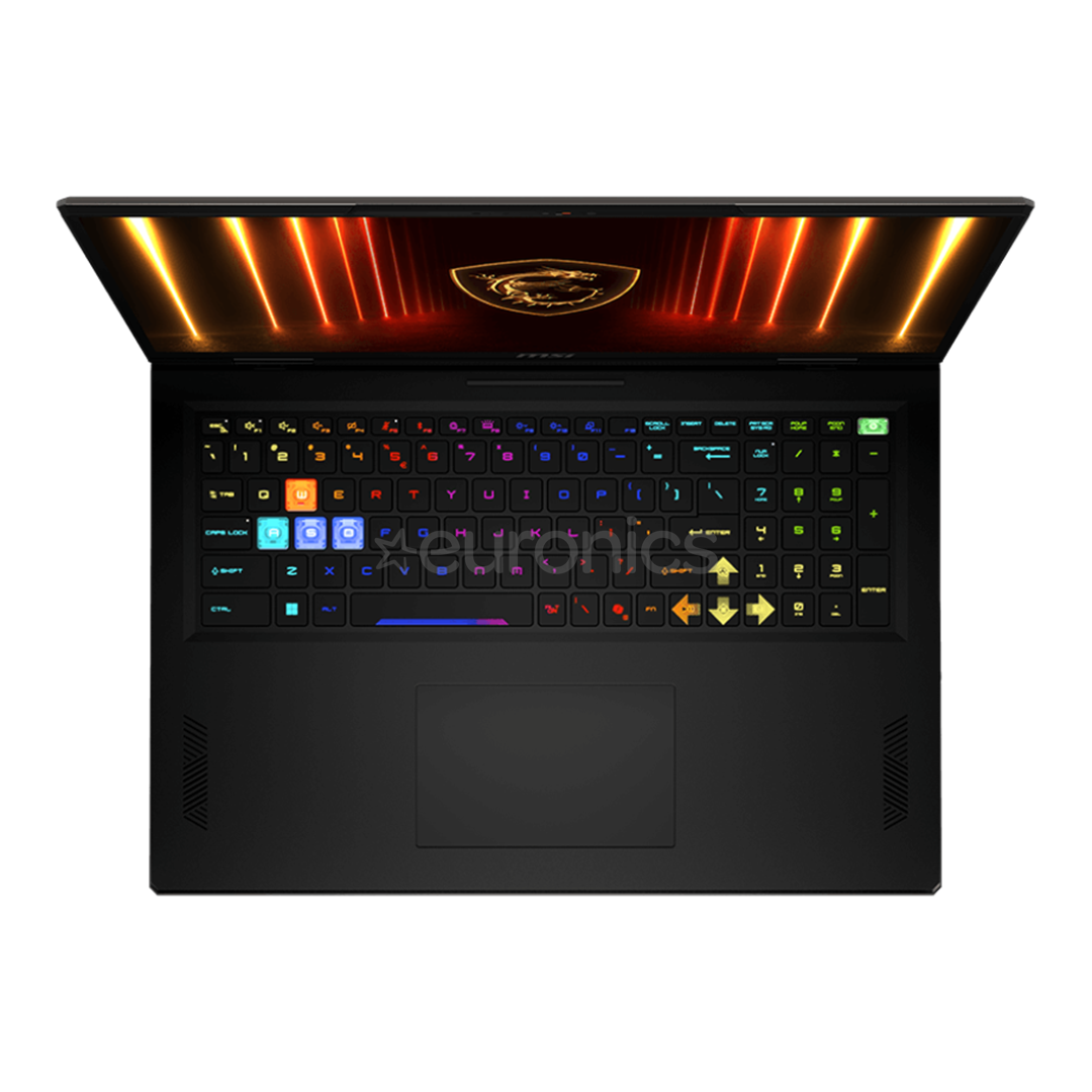 MSI Vector 18 HX, 18'', QHD+, 240 Hz, Ultra 9, 32 GB, 2 TB, RTX 5070 Ti, ENG, cosmos gray - Notebook